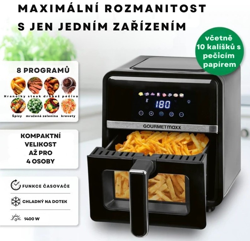 GourmetMaxx Horkovzdušná fritéza 16539 (8)